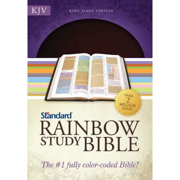 Pre-Owned KJV Standard Rainbow Study Bible, Brown Bonded Leather (Unknown) 0784733120 9780784733127