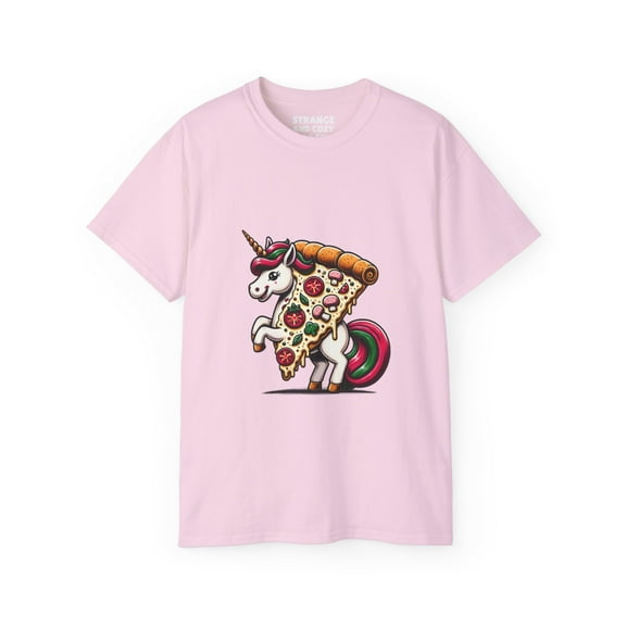 Strange & Cozy Pizza Pegasus Parade, Ethical Cotton, S-3XL Tee