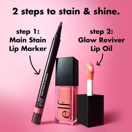 e.l.f. Main Stain Lip Marker, Balletcore, 0.034 fl oz