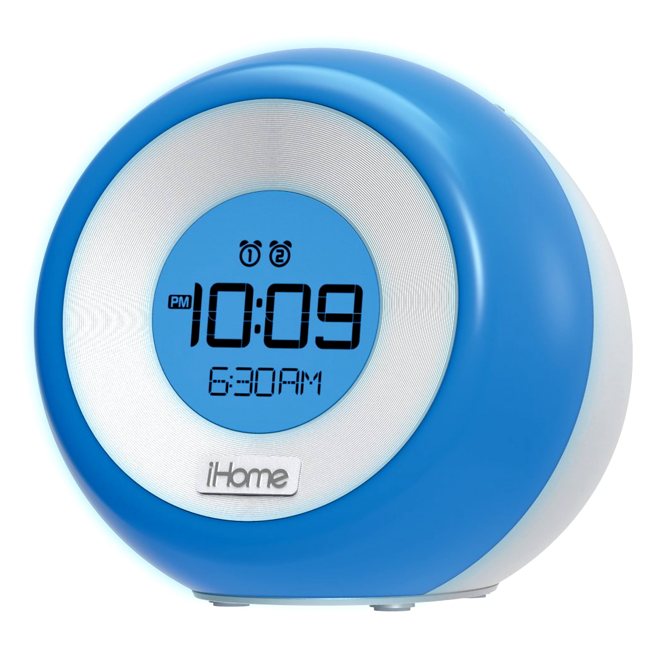 iHome IM29SC Color-Changing Dual Alarm FM Clock Radio with USB Charging