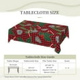 thumbnail image 6 of Christmas Tablecloth 54x72Inch, Christmas Table Clothes for Rectangle Tables, Snowman Christmas Tablecloth, Winter Holiday Tablecloth for Christmas Decoration, Party and Family Gathering, 6 of 6