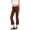 Brown, variant on Women's Fold Over Waist Cropped Flare Pants High Waisted Leggings Casual Stretchy Loose Relaxed Fit Daily Yoga Trousers
