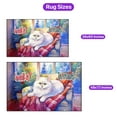 thumbnail image 5 of Watercolor Hello Winter Persian Chill Christmas Welcome Indoor Rug Cat Lover Kitten Owner Gifts Carpet Living Bed Room Sofa Home Decor - 00016, 5 of 5