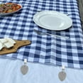 thumbnail image 6 of GOOHOCHY White Stone Tablecloth Weights with Metal Clips for Home Use 4 Pieces Small Size, 6 of 8