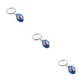 thumbnail image 3 of QualitChoice Key Rings Decoration Exquisite Purse Pendent Clasp Decor Sweet Gift Rustproof Plated Surface No Burrs -shaped Ring Blue 3Set, 3 of 6