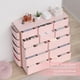 thumbnail image 4 of Rosa 12 - cajón fabric cómoda con side pockets, ideal para almacenamiento para bedrooms, living rooms, hallways, y closets, 4 of 8