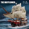 thumbnail image 2 of Set de construcción TYCOLE Pirate Ship Mayflower con luces 2076 piezas, 2 of 8