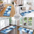 thumbnail image 6 of Yayeee Runner Rug for Bedroom 2'x6' Machine Washable Hallway Non Slip Mat, Blue Pattern, 6 of 8