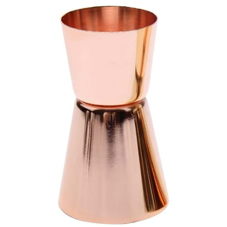 

50PCS Double Jigger for Cocktails 15/30ml Bar Measuring Cup Stainless Steel Mixed Drinks Measurer Rose Golden