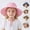 Style 1, variant on Minzimin 1Pack Kids Printed Sun Protection Bucket Hat for Boys & Girls, Adjustable Outdoor UV Protection Fishing Hat for Babies and Toddlers, Summer Beach Sun Cap for 8 Months-8 Years