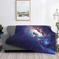 thumbnail image 2 of Fotbe Planets Stars And Galaxies Manta de Franela con Estampado, Manta Ultrasuave para Cama, Sofá, Auto, Hipoalergénica y Antibolitas-80"x60", 2 of 6