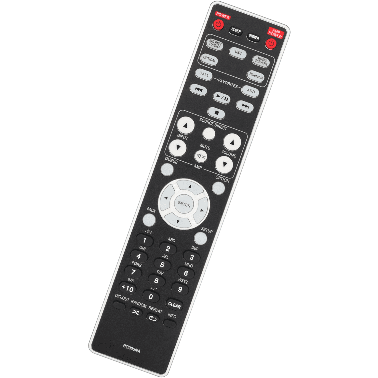 RC005NA Replacement Remote Control for Marantz Network Audio Player ...