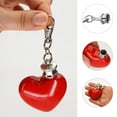thumbnail image 5 of LSLJS Keychain & Valentine's Day - Key Chain & Valentines Day Heart Shaped Flask Stainless Steel for Men & Women 1oz, 5 of 9