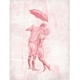 thumbnail image 2 of OnRei 12x14 White Modern Wood Framed Museum Art Print Titled - Kiss In The Blush, 2 of 4