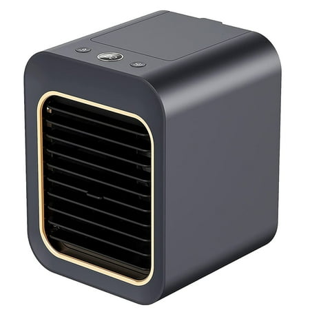 

Mobile Air Conditioner Mini Air Cooler 5 In 1 Mobile Air Conditioner Air Purifying Cooler Fan With LED Light 3 Timers And 3 Speeds For Office And Home