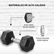 thumbnail image 3 of Set 2 Mancuernas Hexagonales 25lb Pesas Gym Color negro, 3 of 7