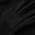 thumbnail image 5 of LWITHSZG Button Down Shirt Men Loose Fit Collared Long Sleeve Shirts Fall Lightweight Going Out Tops Work Casual Outerwear with&nbsp;Pockets, 5 of 6