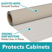 Smooth Top EasyLiner Shelf Liner, Grey Damask 12 x 10 Roll