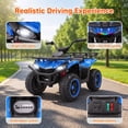 thumbnail image 6 of Farmdex 24V Ride on Cars, Four Wheeler Electric Ride on ATV for Kids 3-6, 200W Powered Ride on Toys w/ Big Storage Basket, RGB Light Bar, Music, Max Speed 3.1MPH, Best Gift, Blue, 6 of 9