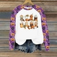 thumbnail image 2 of Halloween Sweatshirt for Women Non Spooky Season Cute Halloween Printed Long Sleeve Crewneck Pullovers, 2 of 4