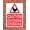 Warning Sign 3, variant on Caution Children At Play Sign, 8"x12" Aluminum Sign, UV Protected Waterproof Weatherproof Fade-Resistant Sign with 4 Pre-Drilled Holes