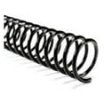 thumbnail image 2 of Plastic Binding Coils 22mm - Black - 190 Sheet Capacity - 100 Pack Spiral Binding Coils for Presentations, Reports, Manuals & Documents, 2 of 2
