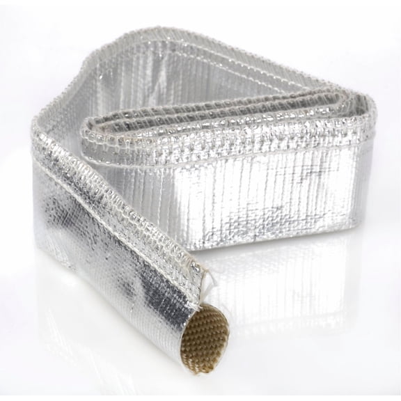 JEGS 32090 Aluminized Heat Sleeve 3 ft. Length 3/4 in. I.D. Rated to 500 degrees