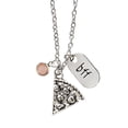 thumbnail image 2 of Ensemble de 6 Colliers d'Amitié Créatif Collier Charme Pizza Pendentif Collier, 2 of 10