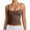 Coffee2140, variant on VNKIDY Classic Women Tank Tops Basic Double Lined Neck Tank Tops Adjustable Tank Summer Sleeveless Tops Solid Color Autumn