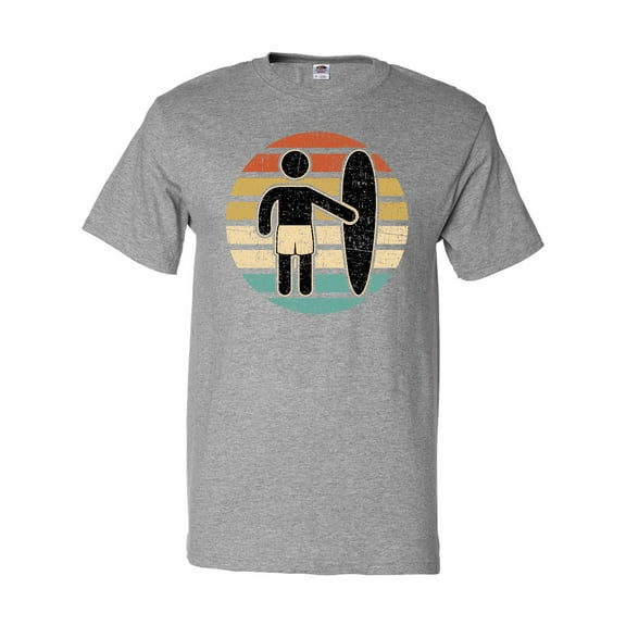 Inktastic Surfing Retro Sunset for Surfer T-Shirt