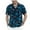 Navy Blue Gold-01, variant on Sumtumn Hawaiian Shirt for Men,Summer Beach Short Sleeve Button Down Shirts Black Palm Clothing