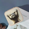 thumbnail image 4 of Autua Raccoon PU Leather Jewelry Box for Women Necklace, Ring, Earring - Compact Travel Size with Multiple Storage Spaces Pink, 4 of 5