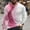 Pink, variant on cllios Long Sleeve Shirts for Men 3D Graphic Tee Big & Tall Casual Crew Neck Tops Slim Fit Novelty Designer T Shirts