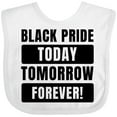 thumbnail image 3 of Inktastic Black History Month Black Pride Today Tomorrow Forever Boys or Girls Baby Bib, 3 of 4