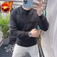 thumbnail image 3 of Sudadera de cuello redondo para hombre, cuello redondo, bordada, estilo Harajuku, moda para hombre, jersey de una pieza, camisetas emo, sencillas, divertidas, color pastel, XXL, 3 of 5
