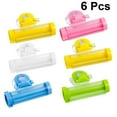 thumbnail image 2 of MasteelfCA 6pcs Creative Suction Cup Toothpaste Extruder Multi Function Reelable Facial Toothpaste Manual Extruder (Random Color), 2 of 8