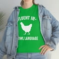 thumbnail image 7 of Fluent In Fowl Language - Funny Chicken Shirt - Farm Life Gift Tee -ID: 541, 7 of 7