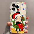 thumbnail image 4 of Disney-funda transparente de Mickey Wave para teléfono móvil Apple, carcasa suave de Navidad para iPhone 15, 14, 13, 12, 11, XS, XR, X, 7, 8 Pro Plus Max, 4 of 5