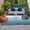 Blue, variant on Grey Coastal Wave Outdoor Rug 3x5 Ft, Non Slip Washable Area Rug, Summer Ocean Nautical Beach Ombre Patio Rugs Carpet Runner, Large Floor Mat for Indoor/Outdoor Deck Porch Camping