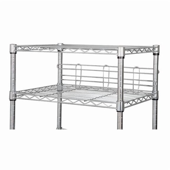 Manufacturer Varies Ledge, D x 72"W x 6"H, Chrome, PK2 5GRN5