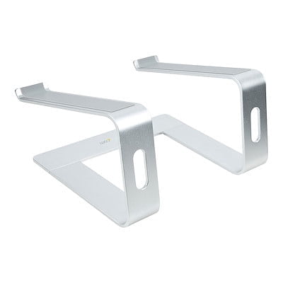Laptop Stand for Desk, Supports 5kg / 11lb, Aluminum, Silver, Ergonomic Laptop Riser, Portable Laptop Holder for Desk (261797)