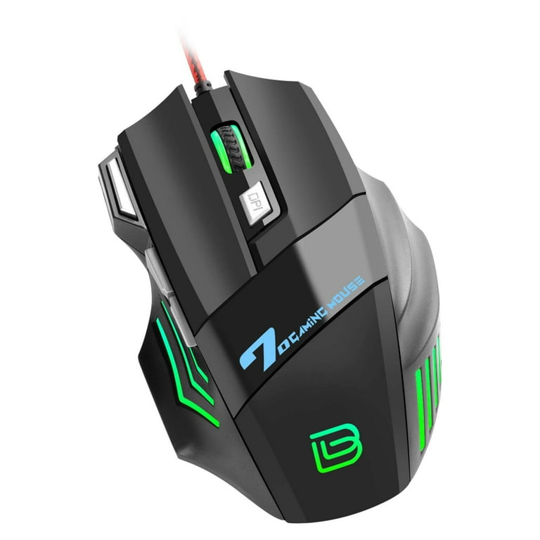 Weerihhol Screen Auto Clicker BAJEAL Computer Wired USB Mice,RGB Ergonomic Optical Gaming Mice 4 DPI Up To 3200 DPI, Side Buttons For Forward & Weerihhol Screen Auto Clicker BAJEAL Computer Wired USB Mice,RGB Ergonomic Optical Gaming Mice 4 DPI Up To 3200 DPI, Side Buttons For Forward &
