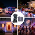 thumbnail image 6 of Aoznliie 4th of July Solar String Lights, Red White Blue Patriotic LED Lights, Outdoor Waterproof Fairy Lights for Independence Day Decorations, 40 ft, 6 of 6