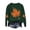 Army Green, variant on CHGBMOK Women's Casual Sweatshirt Crew Neck Long Sleeve Pullover Autumn Maple Leaf Print Shirt