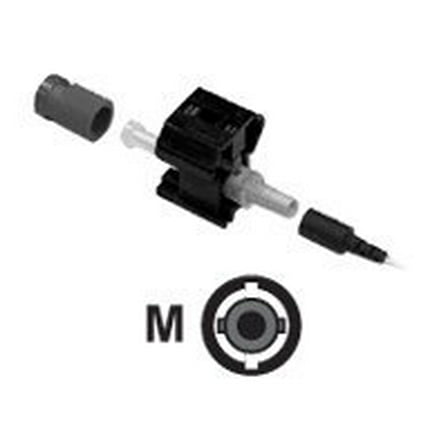 Leviton FastCAM - Network connector - ST multi-mode (M) - fiber optic / 125 micron - black