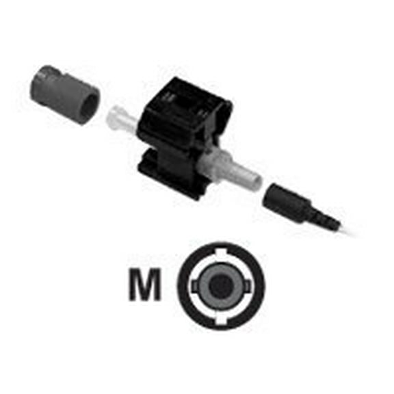 Leviton FastCAM - Network connector - ST multi-mode (M) - fiber optic / 125 micron - black