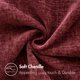 thumbnail image 2 of Fundas de Almohada MIULEE Chenilla Navidad Rojo Vino 40x40 cm 2 unidades, 2 of 9