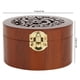 thumbnail image 5 of Caja de música de madera vintage caja de música de forma redonda de estilo retro ahueca hacia fuera la caja de joyería musical regalo ornamental para el hogar ANGGREK Otros, 5 of 8