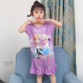 thumbnail image 1 of Camisón de princesa Mickey Mouse de Disney para niña, vestido de verano de manga corta para niños, vestido de seda de imitación para niña Kigurumi14 altura 125-135cm zhangyuxiang CONDUJO, 1 of 2