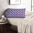 thumbnail image 6 of Pofeuu Skull Flower Blue Print Polyester Microfiber Plush Pillowcases, Super Soft and Cozy Pillow Case Covers with Envelop Closure（Pillow core not included）-14"x20", 6 of 6